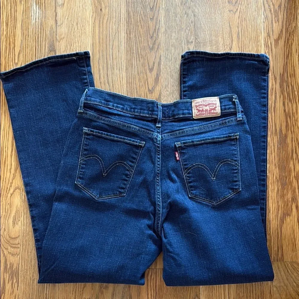 Levi’s Bootcut Jeans Women Size 30 Dark Wash Mid Rise Classic Western